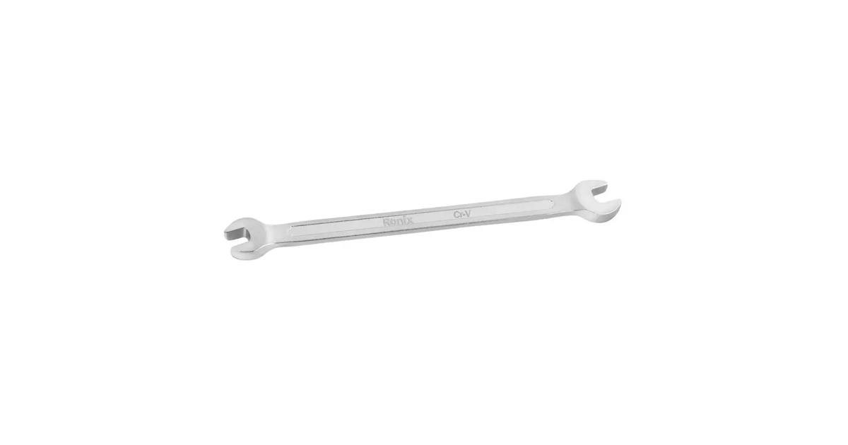 Ronix RH-2220 Double Open-Ended Spanners, 20 and 22 mm, Cr-V slim