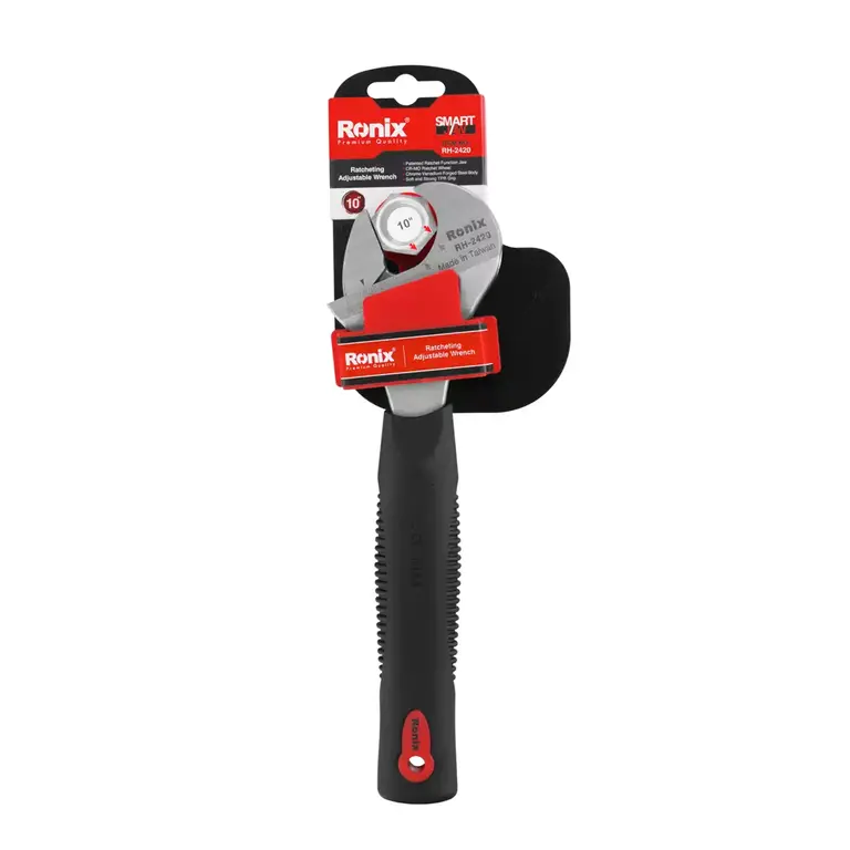 Ratcheting Adjustable wrench-10 inch