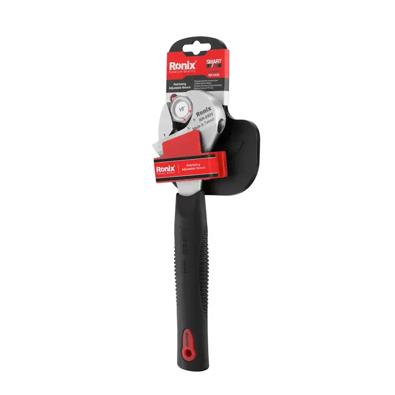 Ratcheting Adjustable wrench-10 inch