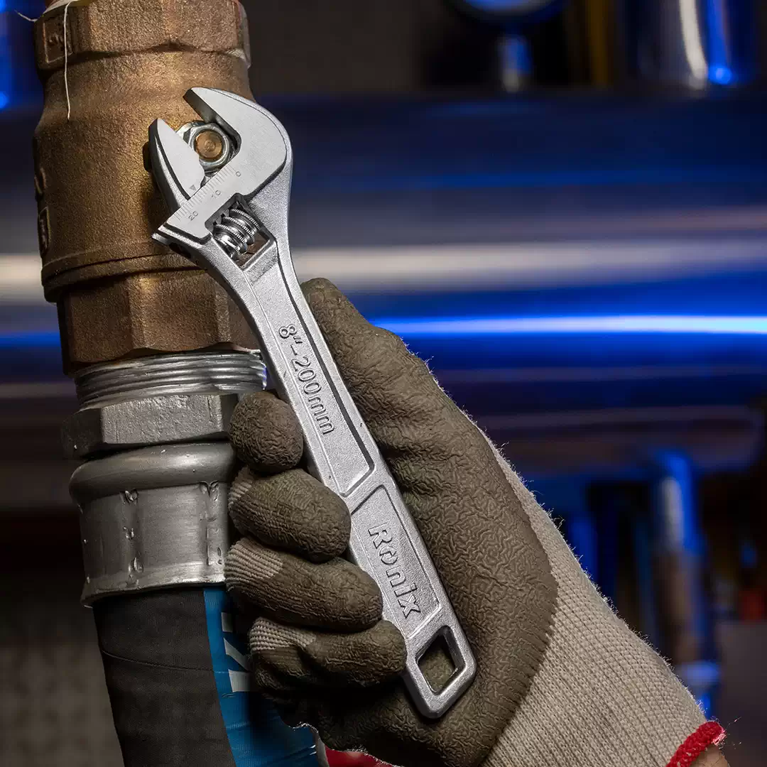Ronix RH2433 Adjustable Wrench12 inch/Chrome Series 🧰 Ronix Tools