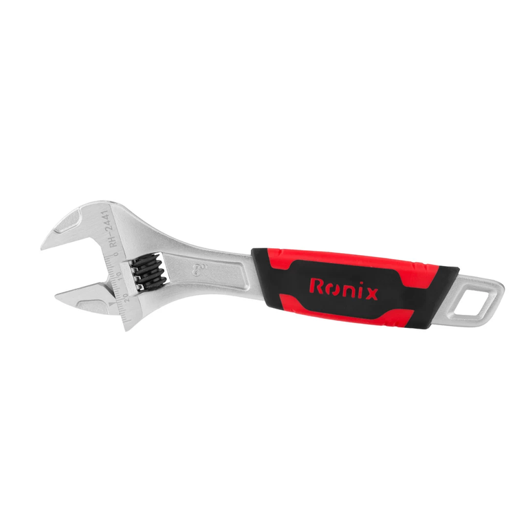 TPR Handle Adjustable Wrench 8Inch