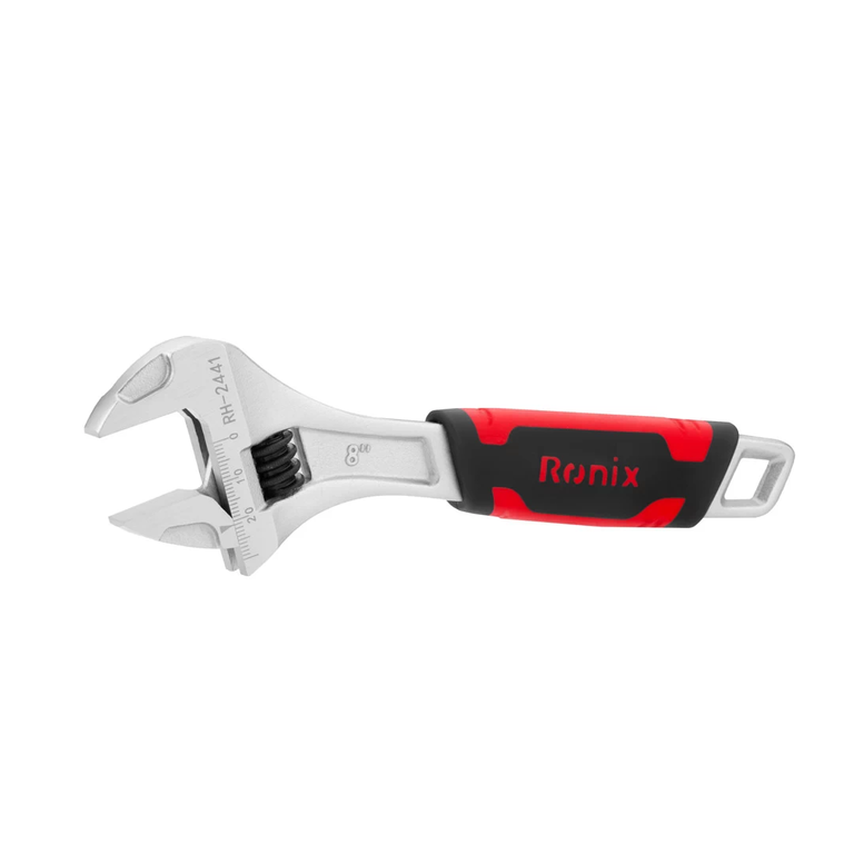 TPR Handle Adjustable Wrench 8Inch