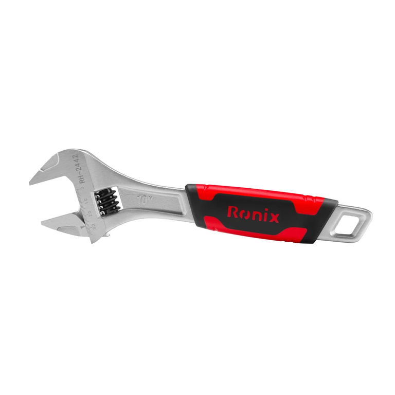 TPR Handle Adjustable Wrench 10Inch