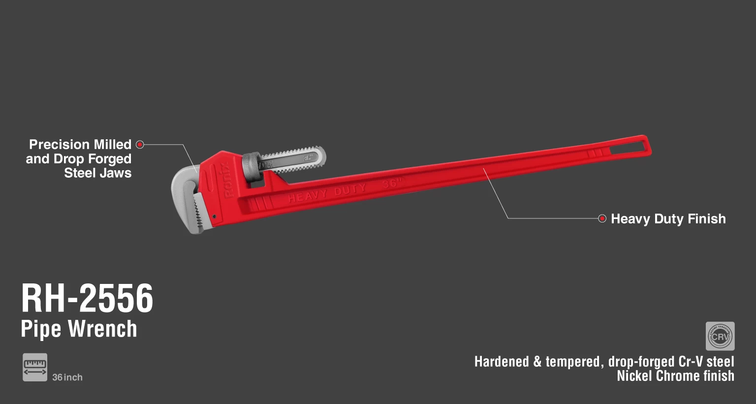 pipe wrench 36 inch_details