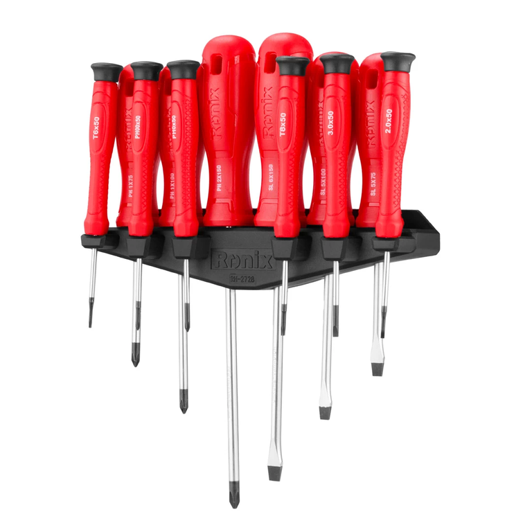 Screwdriver and Precision Screwdriver Set – 12Pcs