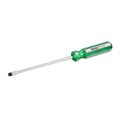 Ударная плоская отвертка с резиновым ручкой 6*150