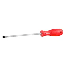 Plastic Handle Slotted Screwdriver 5x150mm-1color)