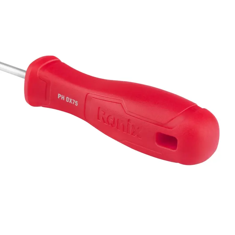 Plastic Handel Phillips Screwdriver 3x75mm-1color