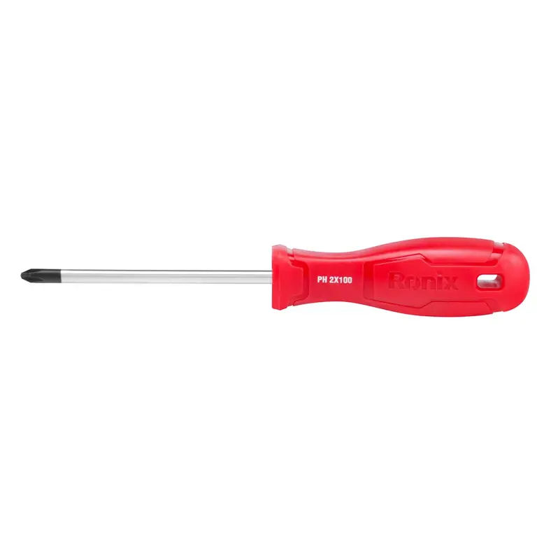 Plastic Handel Phillips Screwdriver 6x100mm-1color