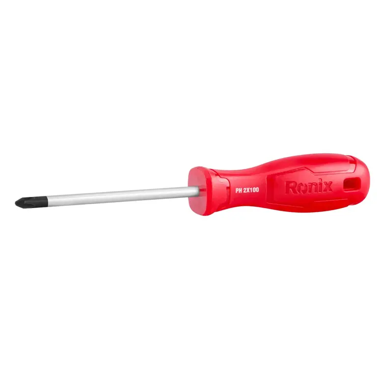 Plastic Handel Phillips Screwdriver 6x100mm-1color