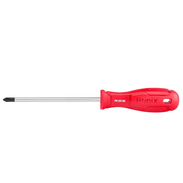 Plastic Handel Phillips Screwdriver 6x125mm-1color