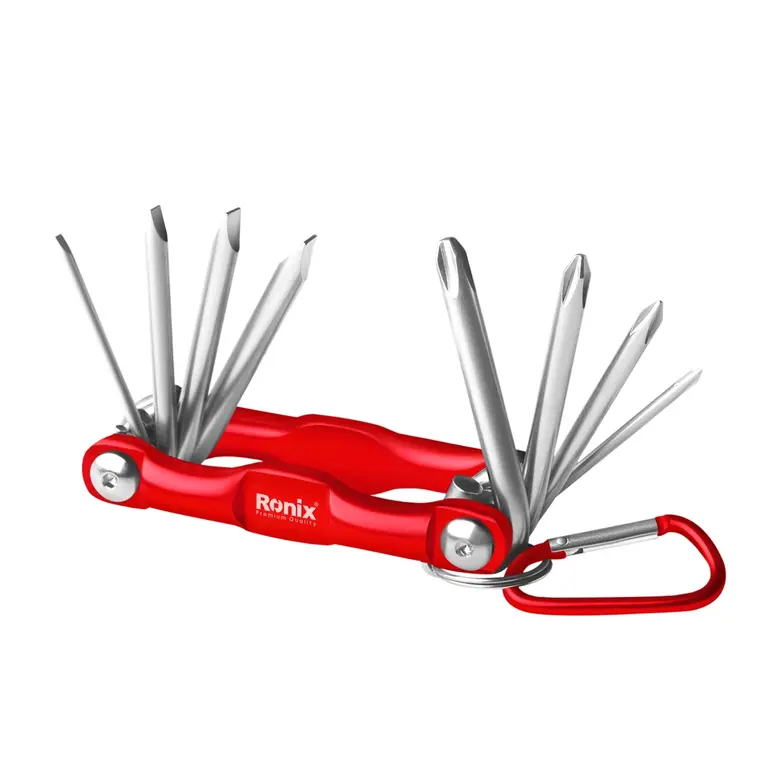 Folding Aluminum Screwdriver Set (8Pcs)