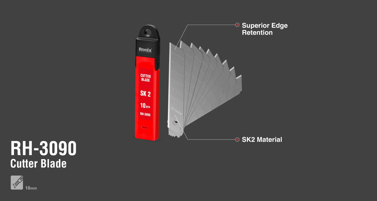 Cutter blade SK2-10cm_details