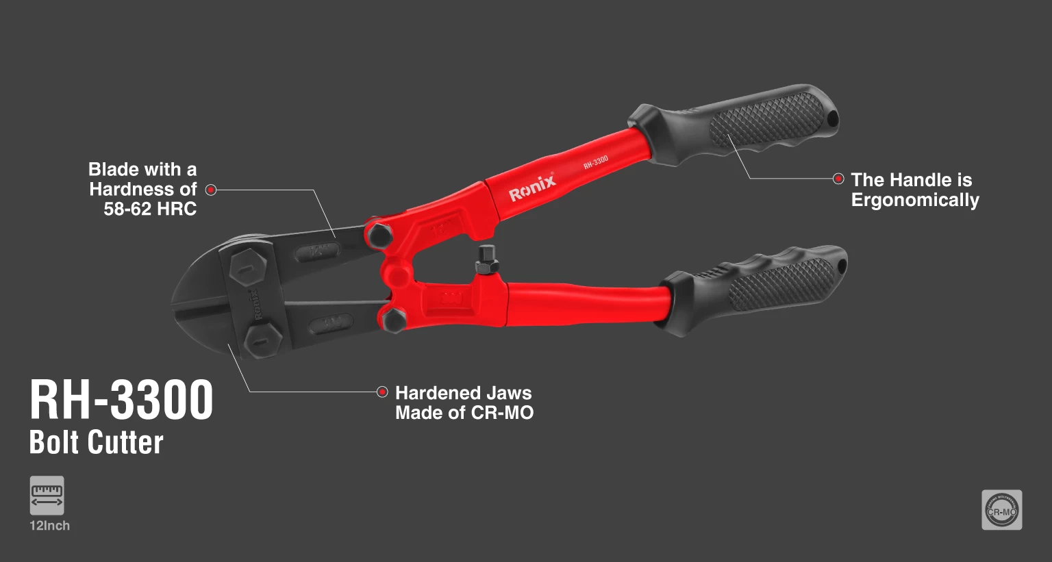 bolt cutter 12 inch_details