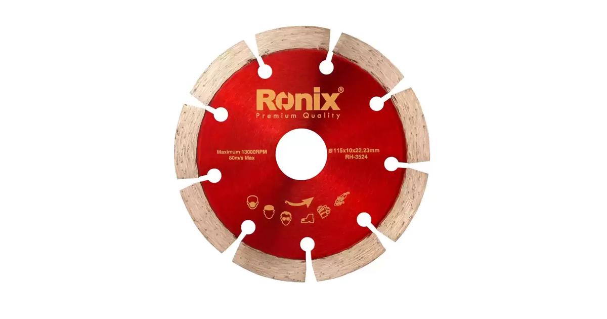 Ronix Model Rh-3524 115mm Size 10mm Diamond Blade Grinding Disc Diamond Cutting Disk