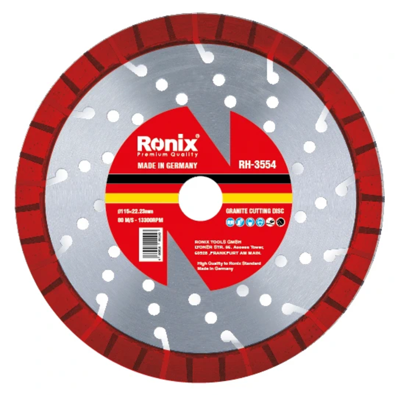 Granite Cutting Disc 115 mm - Segment 13 - German