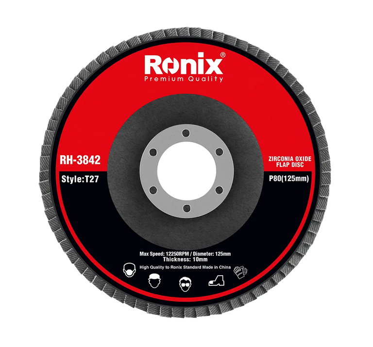 ZIRCONIA OXIDE FLAP DISC P80 125mm