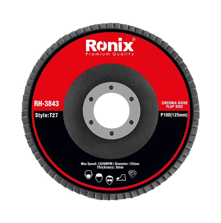 ZIRCONIA OXIDE FLAP DISC P100 125mm