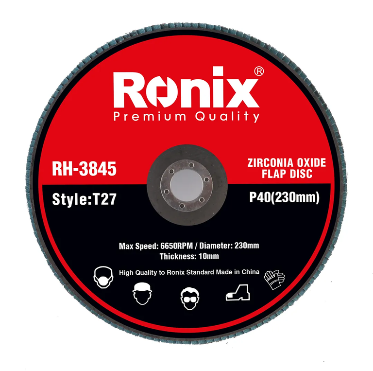 ZIRCONIA OXIDE FLAP DISC P40 230mm