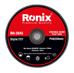 ZIRCONIA OXIDE FLAP DISC P40 230mm