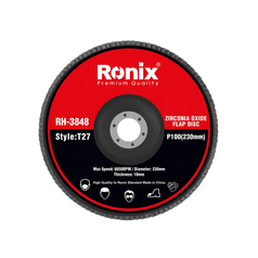 ZIRCONIA OXIDE FLAP DISC P100 230mm)