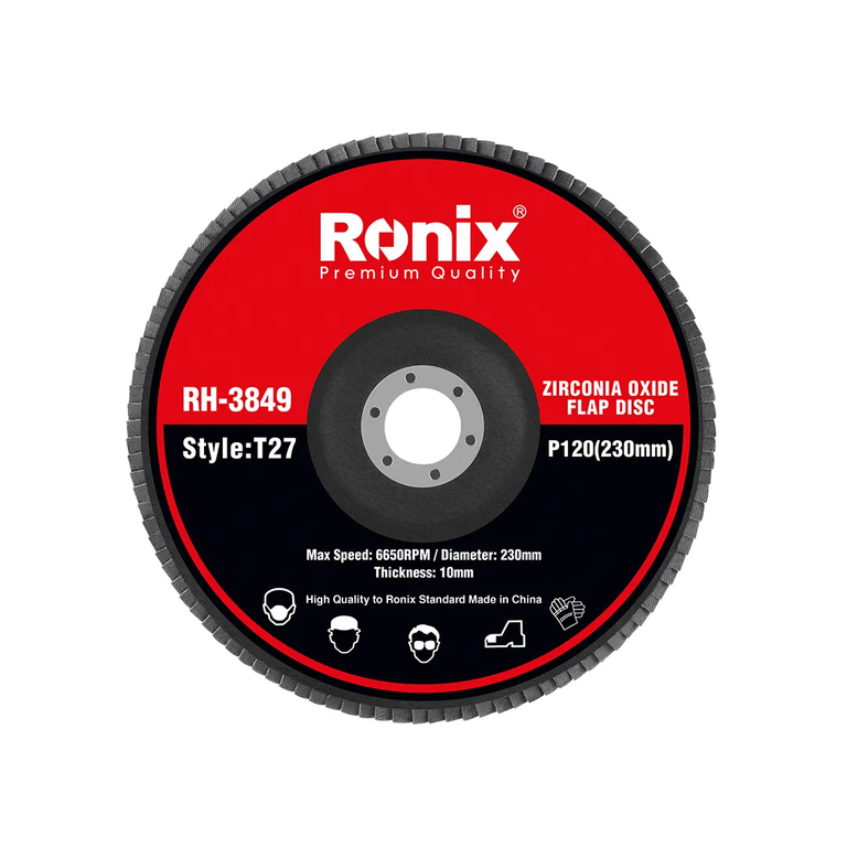 ZIRCONIA OXIDE FLAP DISC P120 230mm