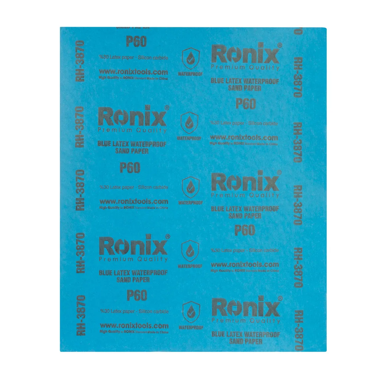 Blue Latex Waterproof Sand Paper P60