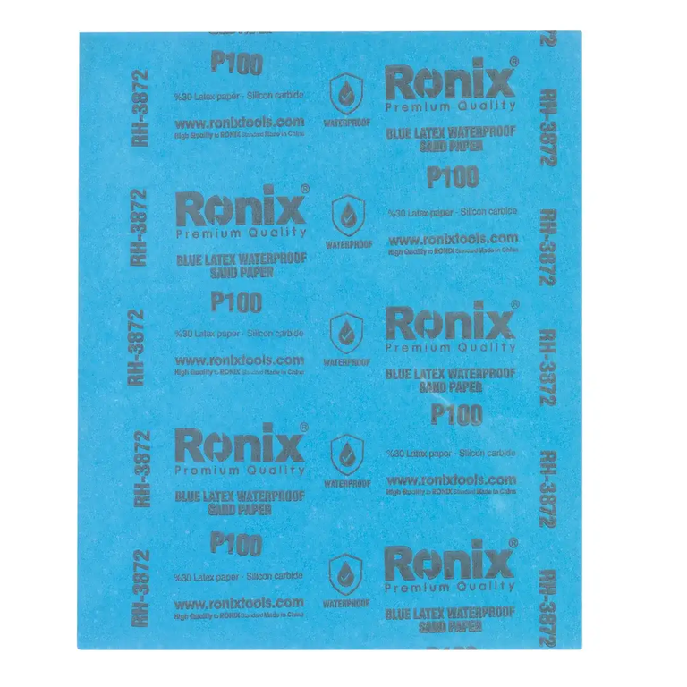Blue Latex Waterproof Sand Paper P100
