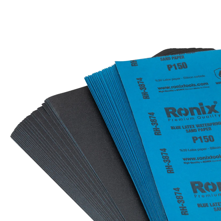 Blue Latex Waterproof Sand Paper P150