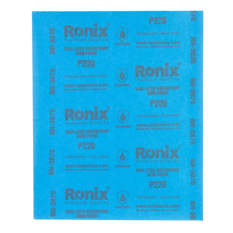 Blue Latex Waterproof Sand Paper P220
