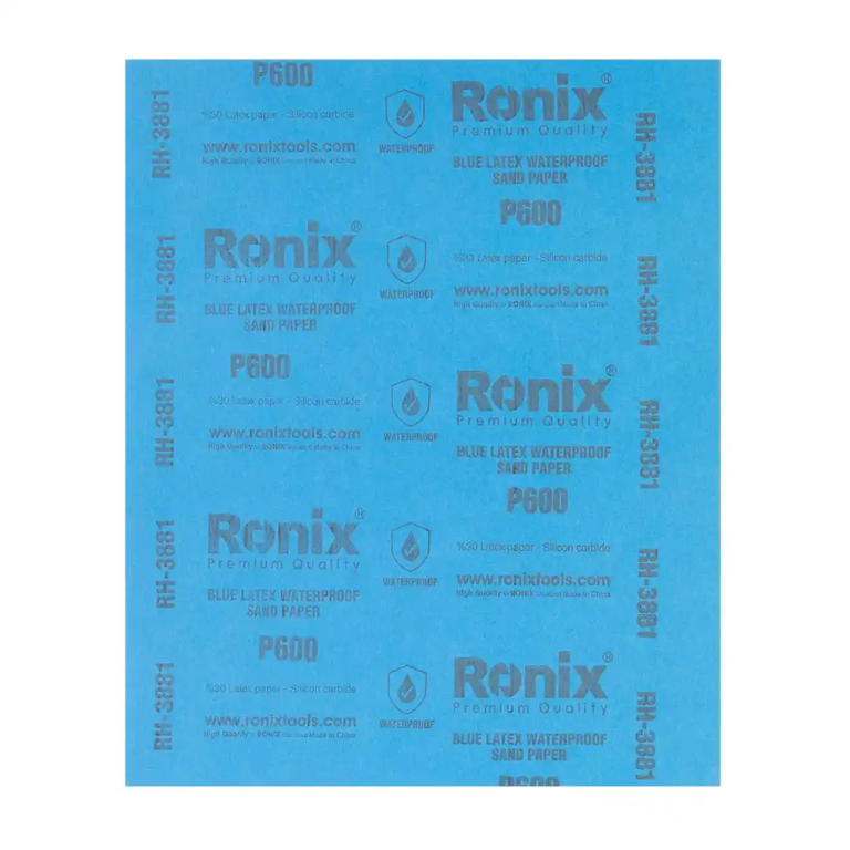 Blue Latex Waterproof Sand Paper P600