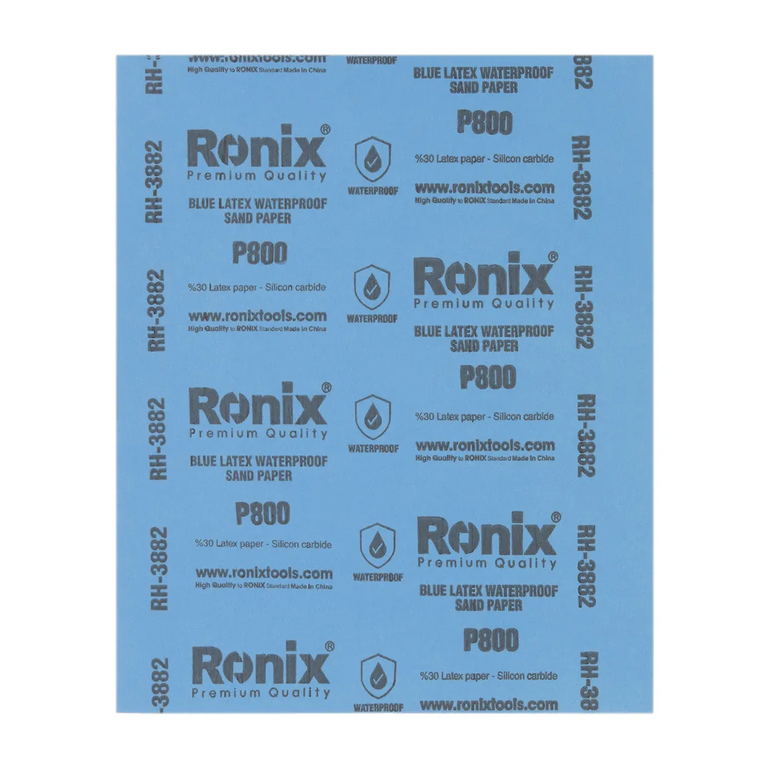 Blue Latex Waterproof Sand Paper P800