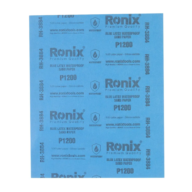 Blue Latex Waterproof Sand Paper P1200