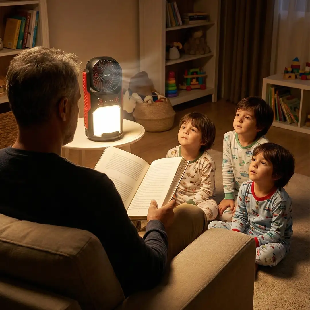 Spotlight mit Doppelventilator