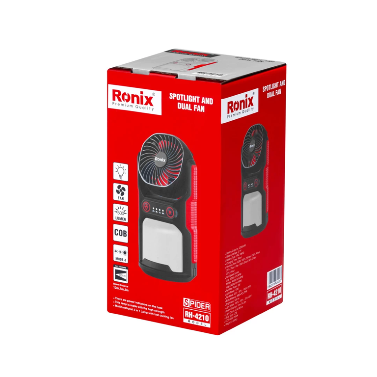 Spotlight and dual fan Spider model