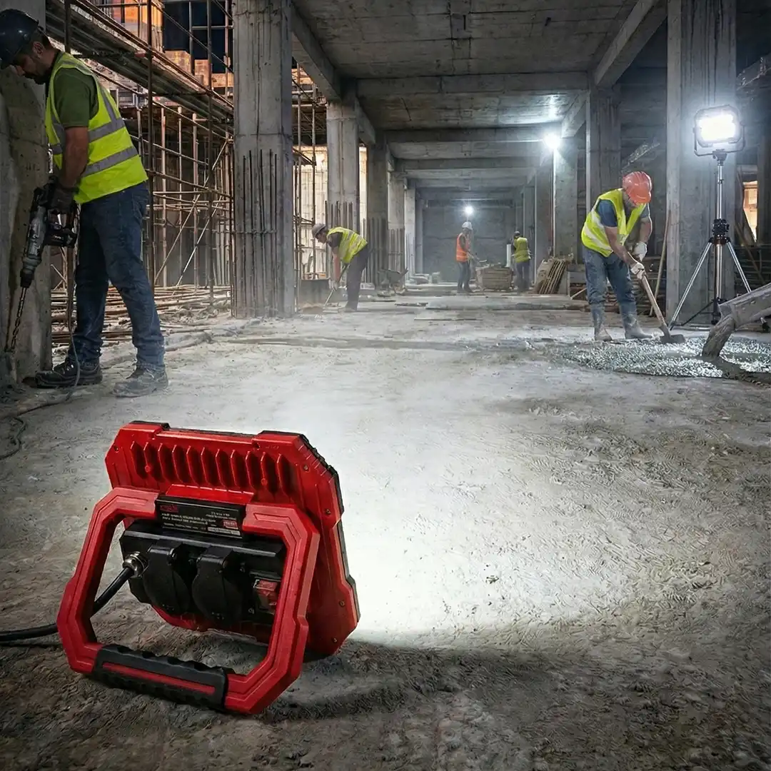 LED Work Light With Power Sockets 50W