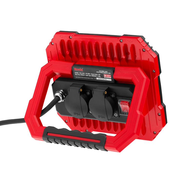 LED Work Light With Power Sockets 50W