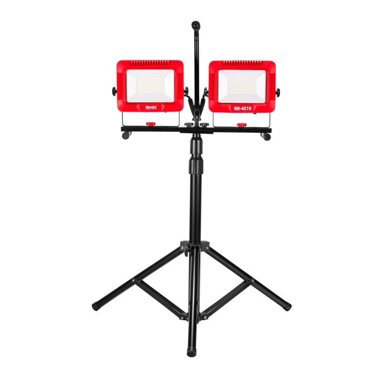 Double LED Work Light With Tripod Stand 50W