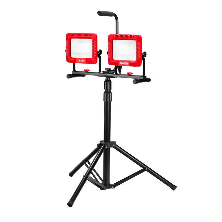 Double LED Work Light With Tripod Stand 50W