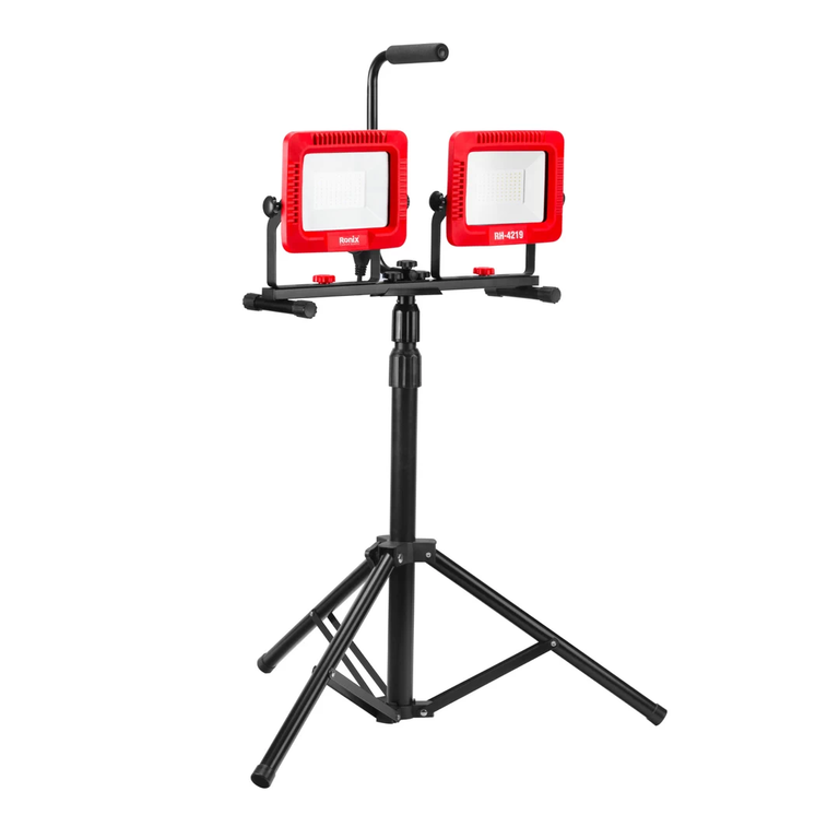 Double LED Work Light With Tripod Stand 50W