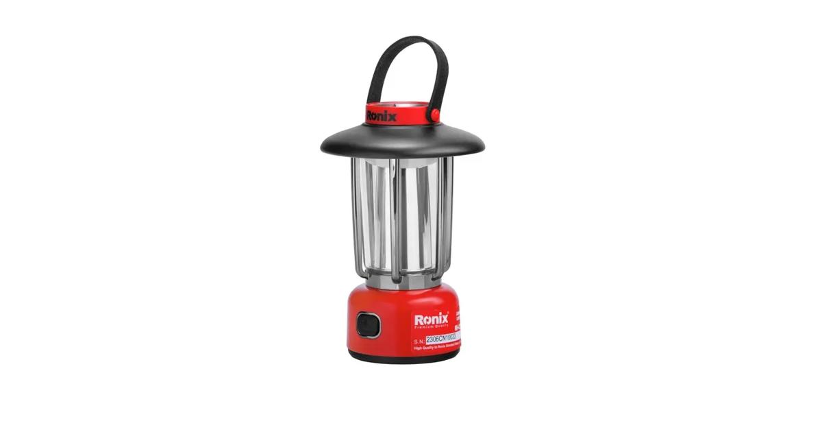 Ronix Rh-4227 Camping Lantern 150lm 6W Spot Light Outdoor Camping Portable Lamp Rechargeable Adjustable Light Source Retro LED Lantern