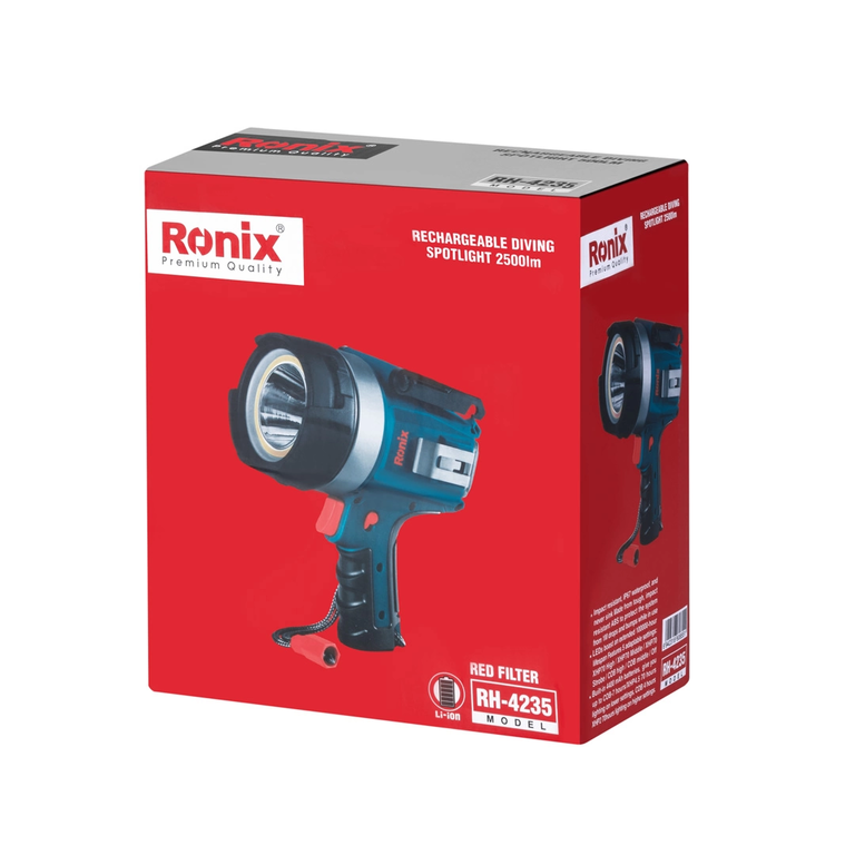 Rechargeable Diving Spotlight 2500lm