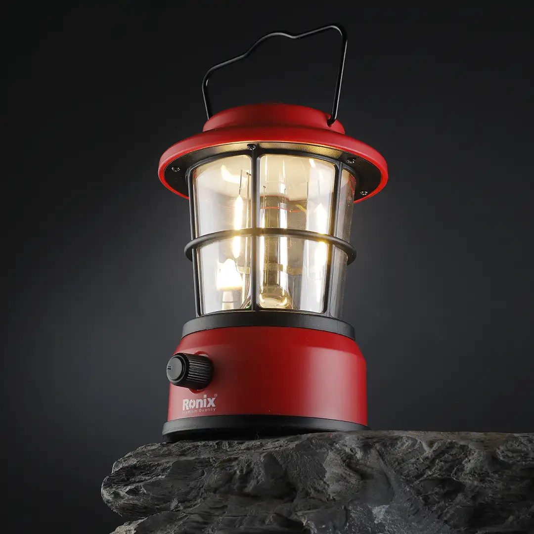 Retro-Wiederaufladbare Campinglampe