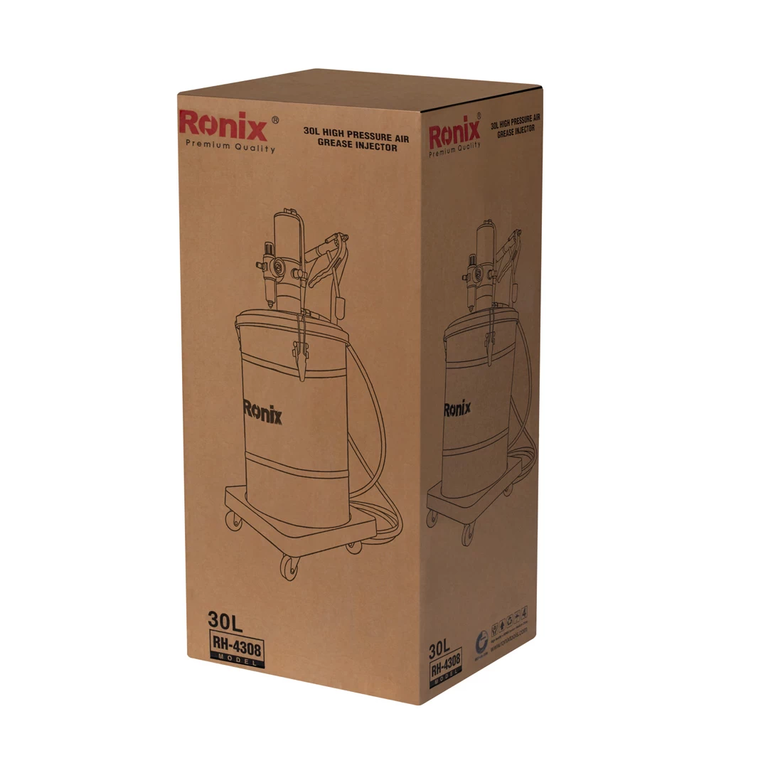 High pressure air grease injector 30L