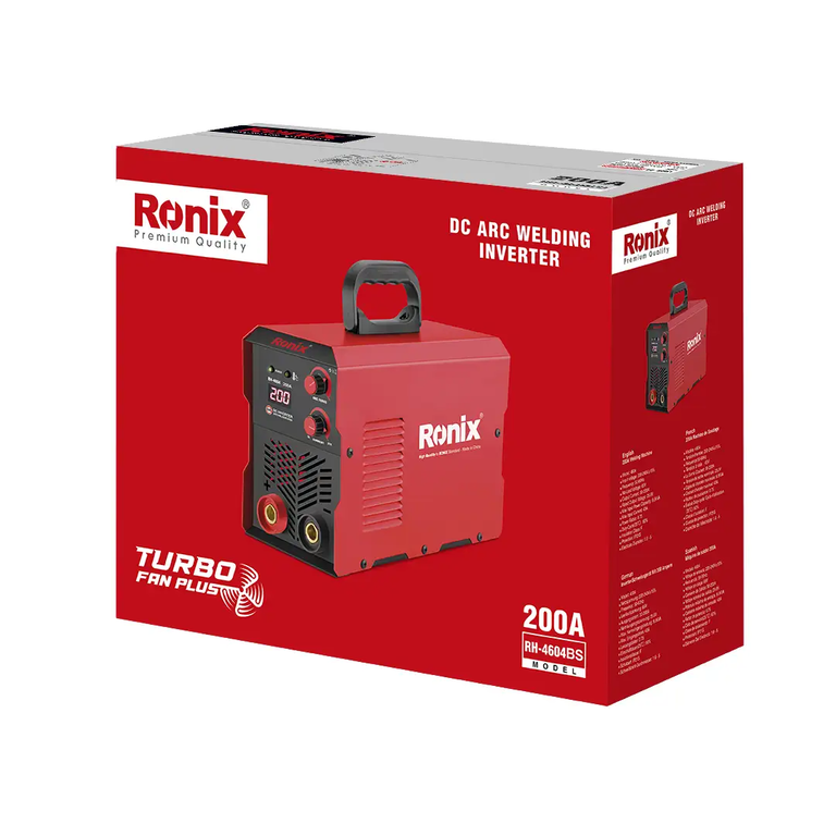 DC Arc Welding Inverter 200A-Turbo Fan Plus (BS)