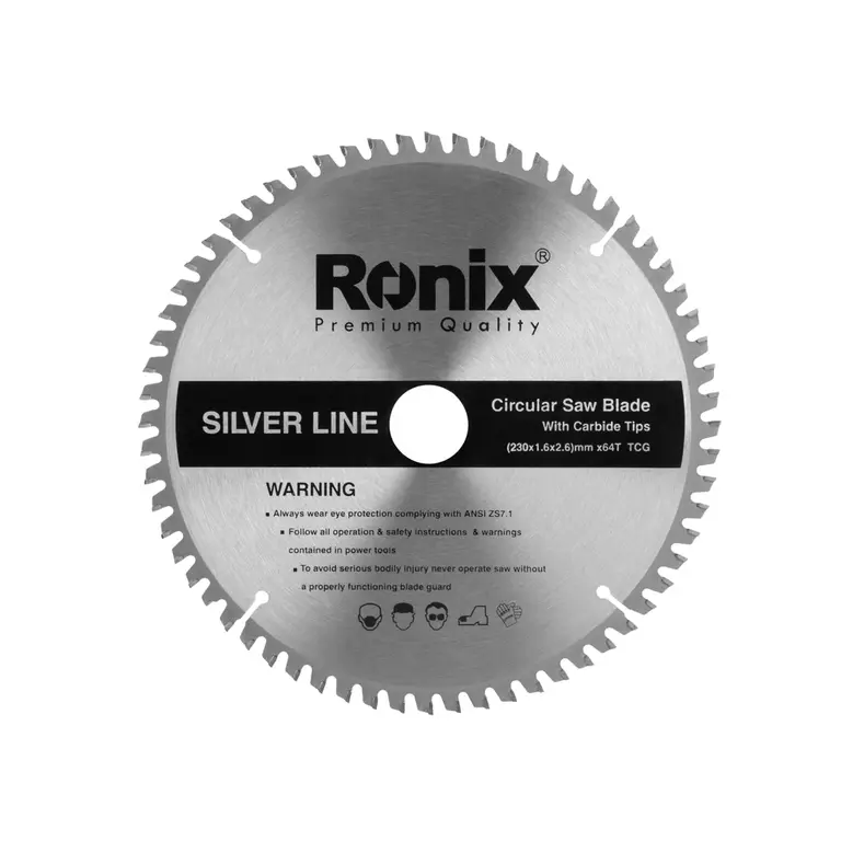 Circular Saw Blade-230x64T-MDF-Silverline Series