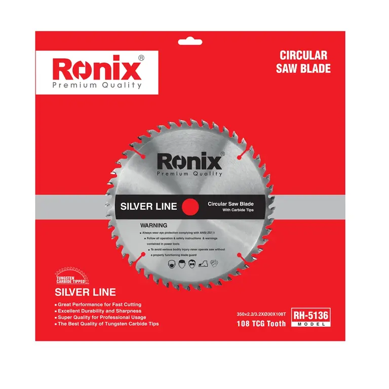 Circular Saw Blade-350x108T-MDF-Silverline Series