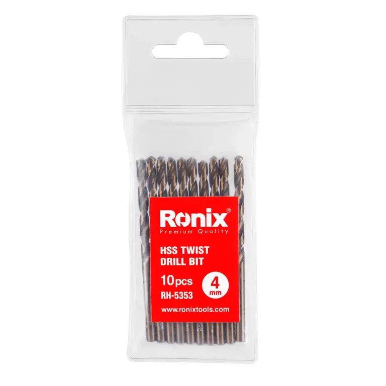Brocas Helicoidales HSS 4mm 10PC-1