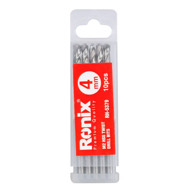 Brocas Helicoidales HSS M2 4mm 10PC-1