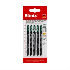 Ronix RH-5601 Stichsägeblatt für Holz 100 mm 6 TPI CR-V 5.tlg